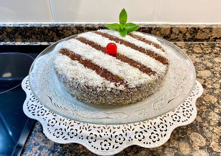 Tarta con galletas de chocolate