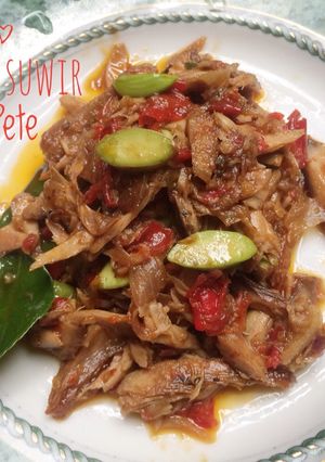 Foto resep Tongkol Suwir plus Pete