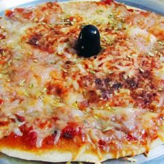A picture of Home Made Pizza.