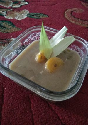 Foto resep Kolak Kacang ijo mix pisang #5resepterbaruku