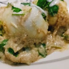 A picture of Afghani egg 🥚 malai.