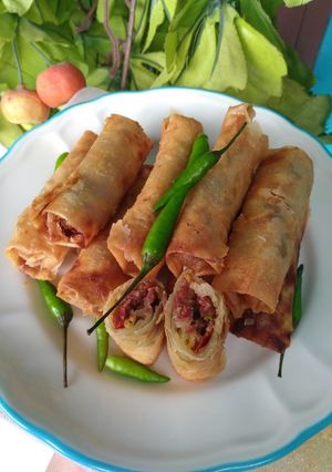 Foto resep Lumpia kornet tahu