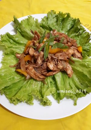 Foto resep Ayam Suwir Saus Tiram