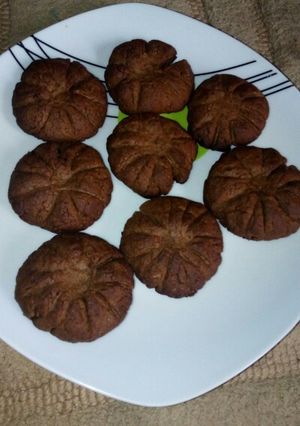 A picture of Sugar free Chocolate cookies.