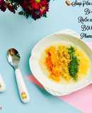 Soup yến mạch khoai tây bí đỏ ruốc cá chẽm bột kale phomai rắc