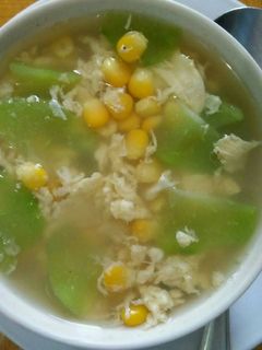 Foto resep Sup kilat (labu siam, jagung, telur)