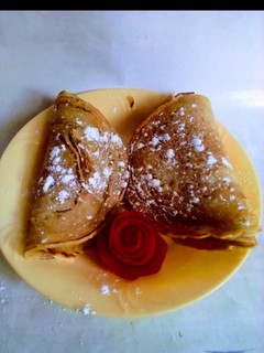 A picture of MAIZE FLOUR PANCAKE #recipemarathon.