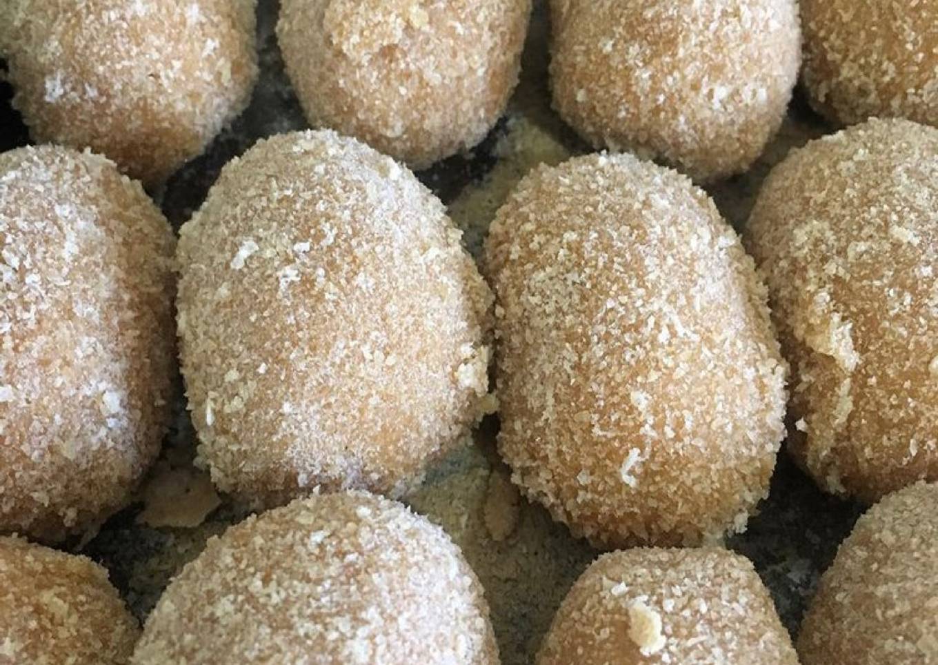 Croquetas sin gluten de chocolate blanco