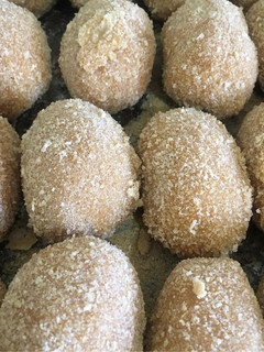 Una foto de Croquetas sin gluten de chocolate blanco