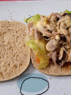 Una foto de Pulled gallina