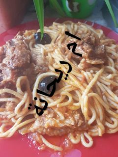 صورة لوصفة سباغيتي باللحم
