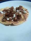 Tostadas rancheras de pobre
