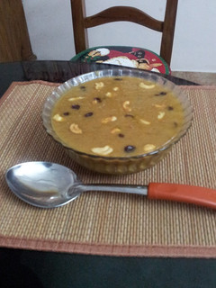 A picture of Jackfruit Payasam.