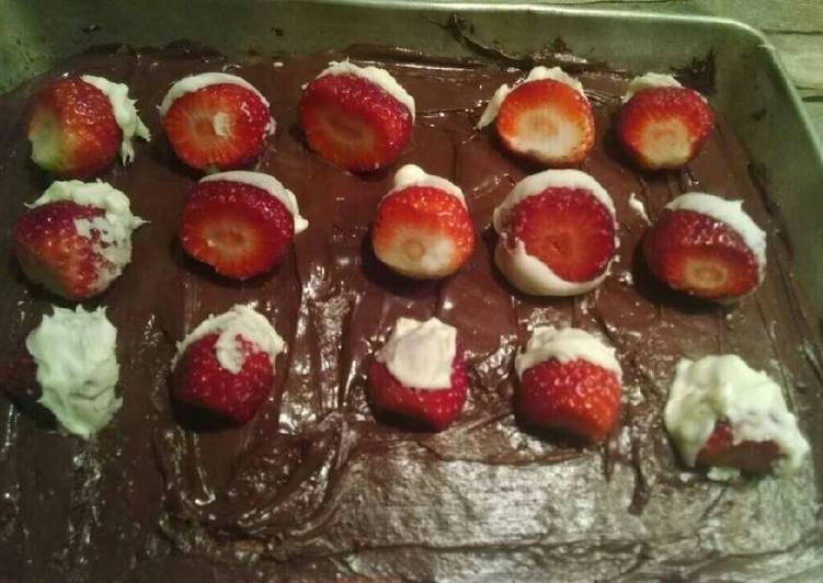 Recipe of Favorite Chocolate Covered Strawberry Cake