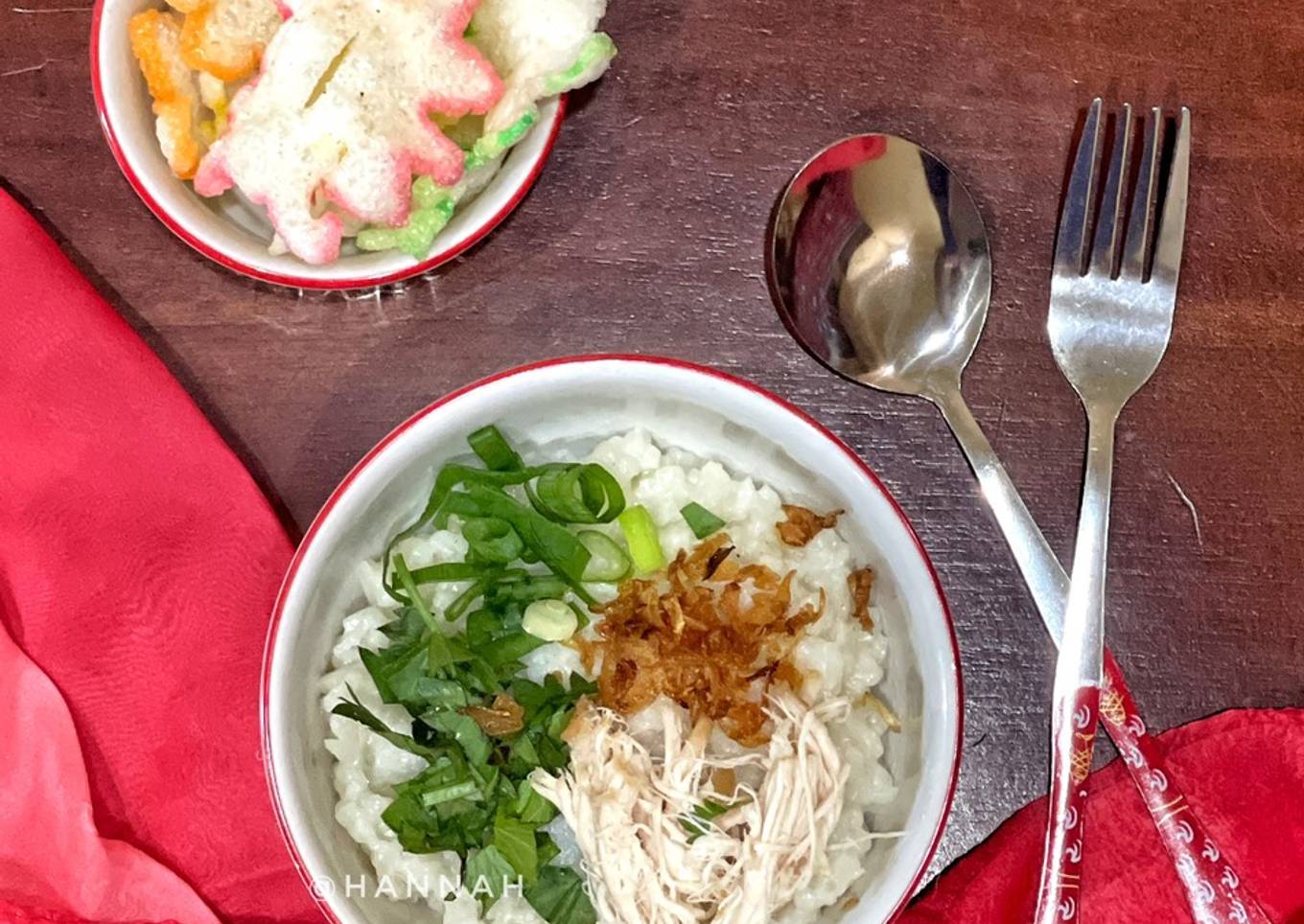 Bubur Ayam tanpa kuah Rasa Soto