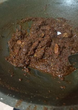Foto resep Rendang Hitam Khas Solok