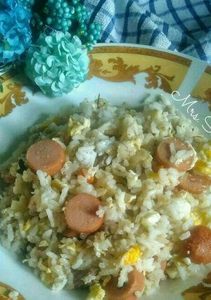 Foto resep Nasi goreng putih