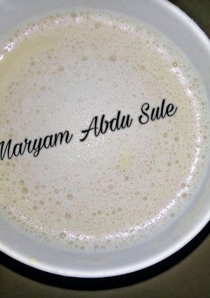 Kindirmon waken soya (Soya bean Yoghurt) ainihin hoton girkin