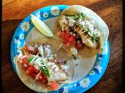 A picture of fish tacos