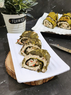 Foto resep 348. ROLADE TAHU DAUN SINGKONG (TAHU DAUN SINGKONG GULUNG)