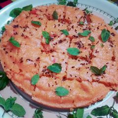 A picture of Beetroot Dhokla.