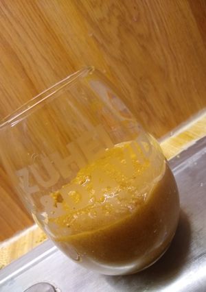 Una foto de Dulce de leche cortada