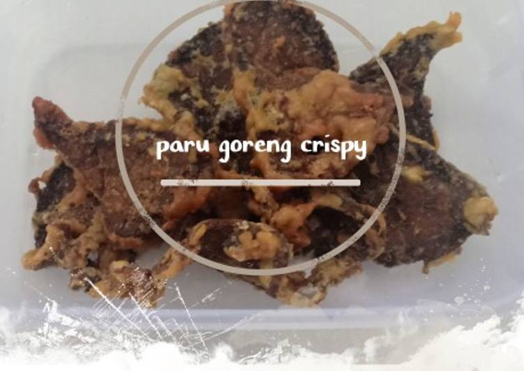 Resep Paru Goreng Crispy Anti Gagal