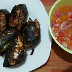 รูปของ Ikan layang bakar sambal dabu-dabu
