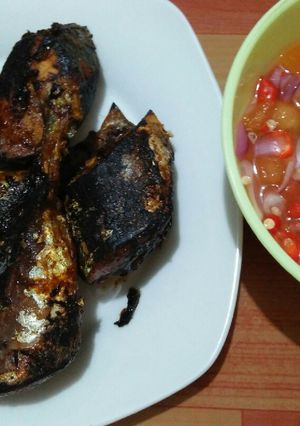 Foto resep Ikan layang bakar sambal dabu-dabu