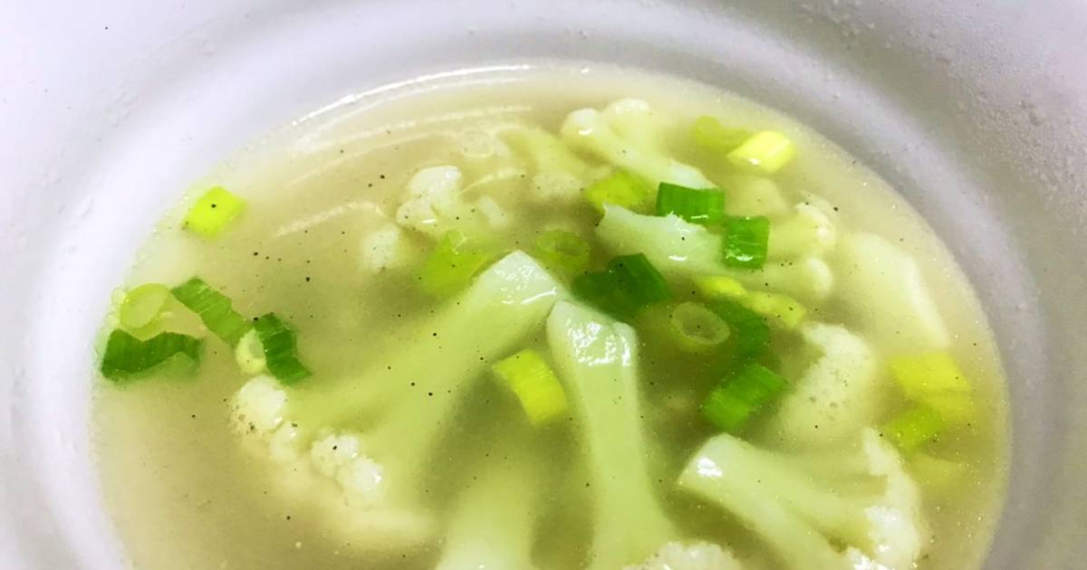 白花椰菜湯食譜與作法by 承蓁的戰場 Cookpad