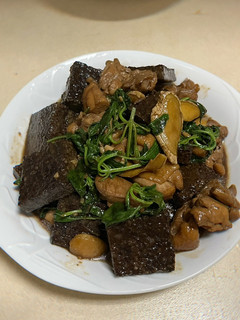 超下飯 三杯雞&米血🤤 的食譜成品照片