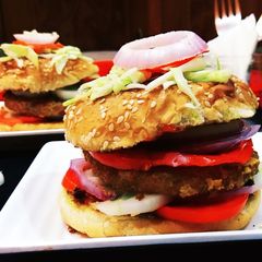 Veggi Burger A picture of Veggi Burger.