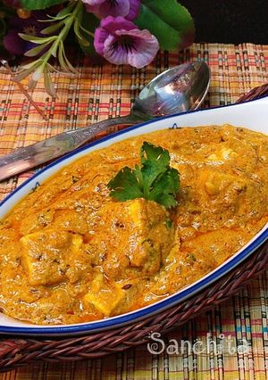 A picture of Paneer Lababdar.
