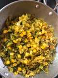 Cauliflower leaves vegetable
