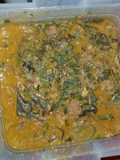 A picture of Oha soup.