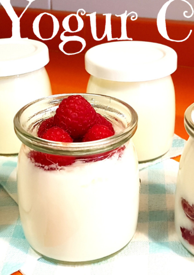 Una foto de Como hacer yogur casero en yogurtera