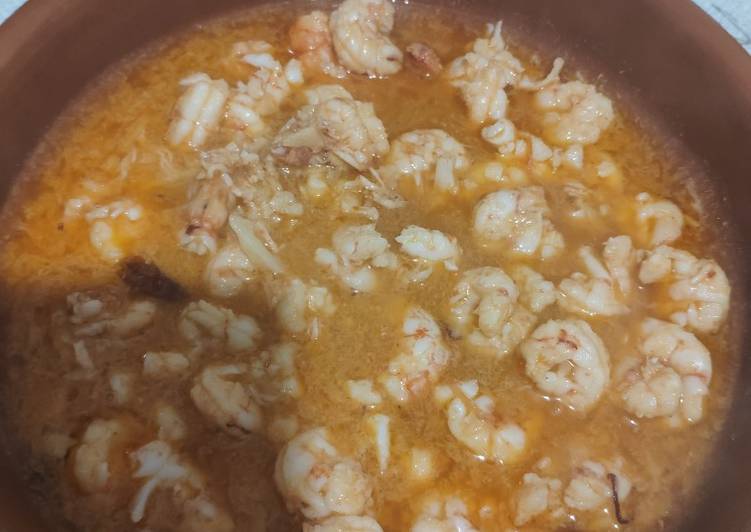 Gambas al ajillo en mambo