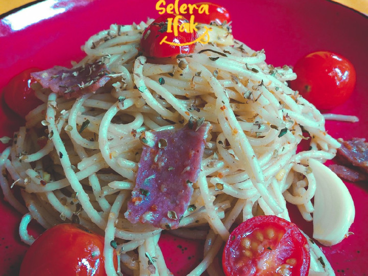 Cara Gampang Membuat 103. Spaghetti Aglio Olio Alpukat yang Lezat