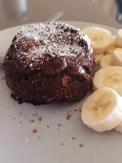 Una foto de Brownie de choco proteico fit fit fit