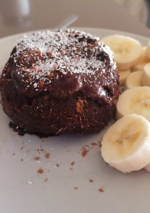 Una foto de Brownie de choco proteico fit fit fit