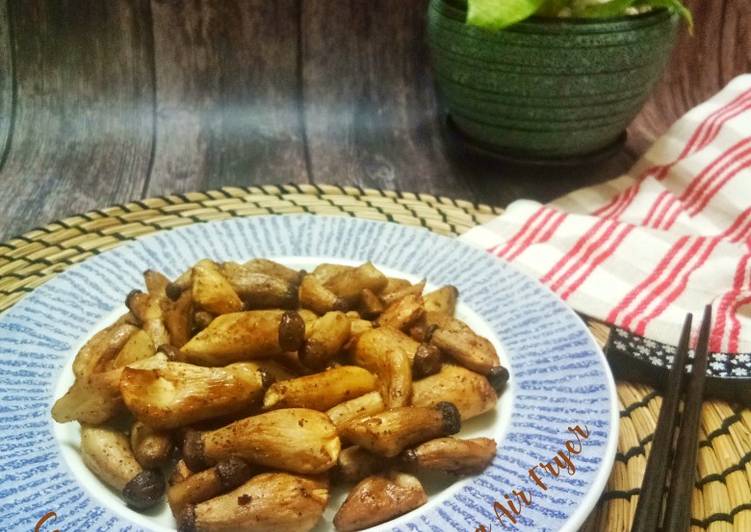 Recipe of Speedy Cendawan Lada Hitam Panggang Air Fryer