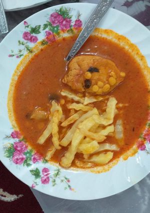 عکسی از دستور خورشت قیمه با مرغ