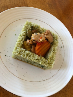 Una foto de Arroz con cilantro al estilo del Chef Díaz