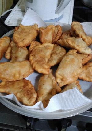 Una foto de Empanadas fritas de jamón de cerdo