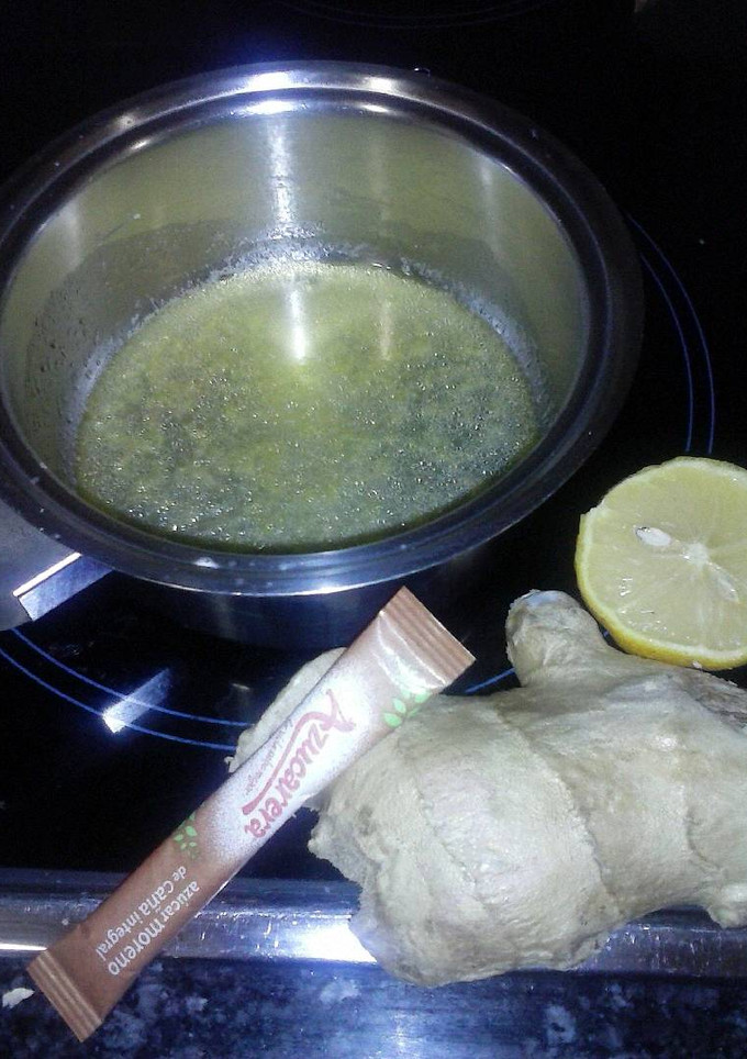 Una foto de Salsa de gengibre caramalizado con zumo de limón