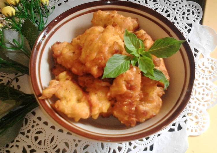 Dadar Jagung Manis Pedas Udang