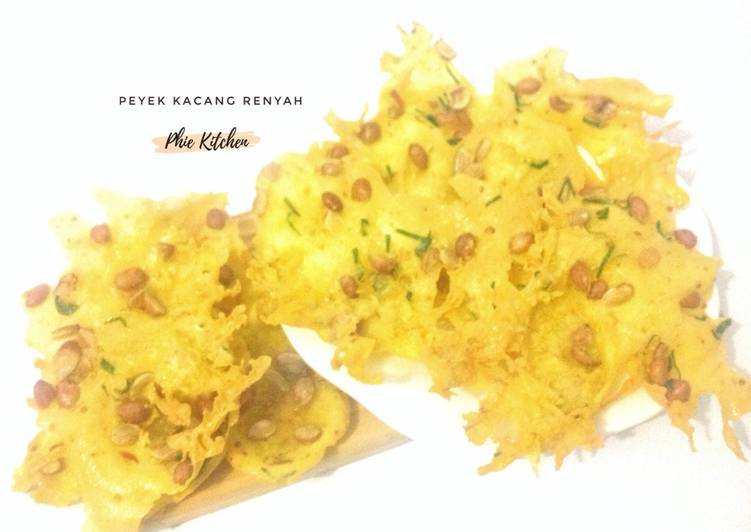 Peyek kacang renyah