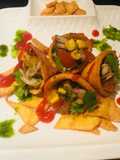 Corn cone Chaat