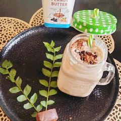 Peanuts Butter Brownie Milkshake 😋 A picture of Peanuts Butter Brownie Milkshake 😋.