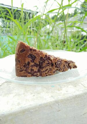 Foto resep Bolu pisang coklat (mudah dengan blender)